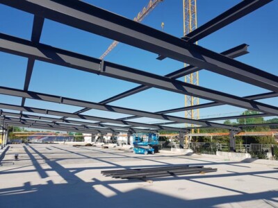 Andere Stahlkonstruktion der Firma Finsterwald Stahlbau GmbH & Co.KG aus einem anderen Blickwinkel