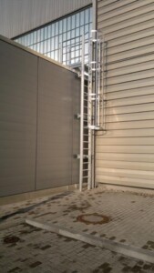 Treppenkonstruktion der Firma Finsterwald Stahlbau GmbH & Co.KG